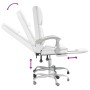 White synthetic leather massage reclining office chair by vidaXL, Office chairs - Ref: Foro24-349692, Price: 145,99 €, Discou...