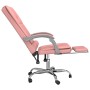 Pink synthetic leather massage reclining office chair by vidaXL, Office chairs - Ref: Foro24-349671, Price: 130,72 €, Discoun...