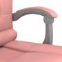 Silla de oficina reclinable masaje cuero sintético rosa de vidaXL, Sillas de oficina - Ref: Foro24-349671, Precio: 130,72 €, ...