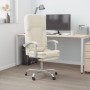 Silla de oficina reclinable masaje cuero sintético color crema de vidaXL, Sillas de oficina - Ref: Foro24-349680, Precio: 122...