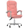 Silla de oficina reclinable cuero sintético rosa de vidaXL, Sillas de oficina - Ref: Foro24-349701, Precio: 136,99 €, Descuen...