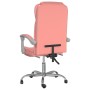 Silla de oficina reclinable cuero sintético rosa de vidaXL, Sillas de oficina - Ref: Foro24-349701, Precio: 136,99 €, Descuen...