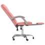 Silla de oficina reclinable cuero sintético rosa de vidaXL, Sillas de oficina - Ref: Foro24-349701, Precio: 136,99 €, Descuen...