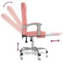 Silla de oficina reclinable cuero sintético rosa de vidaXL, Sillas de oficina - Ref: Foro24-349701, Precio: 136,99 €, Descuen...