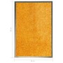 Waschbare orange Fußmatte 40x60 cm von vidaXL, Fußmatten - Ref: Foro24-323451, Preis: 24,99 €, Rabatt: %