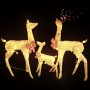 Golden Christmas Reindeer Family Figures 201 LED by vidaXL, Christmas lights - Ref: Foro24-329770, Price: 272,99 €, Discount: %