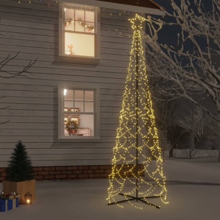 Kegelförmiger Weihnachtsbaum 500 LED warmweiß 100x300 cm von vidaXL, Weihnachtsbäume - Ref: Foro24-343509, Preis: 94,68 €, Ra...