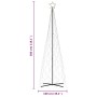 Conical Christmas tree 500 warm white LED lights 100x300 cm by vidaXL, Christmas trees - Ref: Foro24-343509, Price: 47,25 €, ...