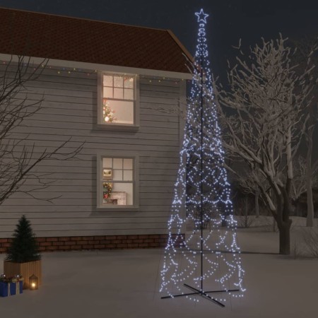 Kegelförmiger Weihnachtsbaum 3000 LED kaltweiß 230x800 cm von vidaXL, Weihnachtsbäume - Ref: Foro24-343514, Preis: 168,99 €, ...