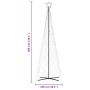 Conical Christmas tree 500 colorful LEDs 100x300 cm by vidaXL, Christmas trees - Ref: Foro24-343508, Price: 57,49 €, Discount: %