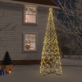 Konischer Weihnachtsbaum 1400 warmweiße LEDs 160x500 cm von vidaXL, Weihnachtsbäume - Ref: Foro24-343513, Preis: 80,99 €, Rab...