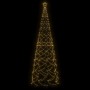 Conical Christmas tree 1400 warm white LEDs 160x500 cm by vidaXL, Christmas trees - Ref: Foro24-343513, Price: 89,21 €, Disco...