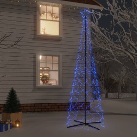 Árbol de Navidad cónico 500 LED azul 100x300 cm de vidaXL, Arboles de navidad - Ref: Foro24-343507, Precio: 42,99 €, Descuent...