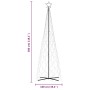 Conical Christmas tree 500 blue LED 100x300 cm by vidaXL, Christmas trees - Ref: Foro24-343507, Price: 42,99 €, Discount: %