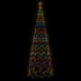 Árbol de Navidad cónico 1400 LED de colores 160x500 cm de vidaXL, Arboles de navidad - Ref: Foro24-343512, Precio: 89,99 €, D...