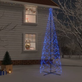 Árbol de Navidad cónico 1400 LED azul 160x500 cm de vidaXL, Arboles de navidad - Ref: Foro24-343511, Precio: 89,99 €, Descuen...