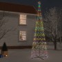 Conical Christmas tree with 3000 multicolored LEDs, 230x800 cm. by vidaXL, Christmas trees - Ref: Foro24-343516, Price: 168,6...