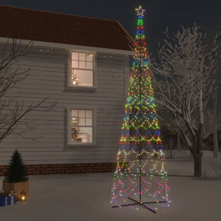 Árbol de Navidad cónico 3000 LED de colores 230x800 cm de vidaXL, Arboles de navidad - Ref: Foro24-343516, Precio: 168,63 €, ...