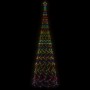 Conical Christmas tree with 3000 multicolored LEDs, 230x800 cm. by vidaXL, Christmas trees - Ref: Foro24-343516, Price: 168,6...