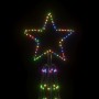 Kegelförmiger Weihnachtsbaum mit 3000 bunten LED 230x800 cm von vidaXL, Weihnachtsbäume - Ref: Foro24-343516, Preis: 168,63 €...