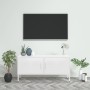 Mueble para TV de acero blanco 105x35x50 cm de vidaXL, Muebles TV - Ref: Foro24-336233, Precio: 160,33 €, Descuento: %