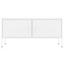 Mueble para TV de acero blanco 105x35x50 cm de vidaXL, Muebles TV - Ref: Foro24-336233, Precio: 160,33 €, Descuento: %