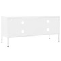 Mueble para TV de acero blanco 105x35x50 cm de vidaXL, Muebles TV - Ref: Foro24-336233, Precio: 160,33 €, Descuento: %