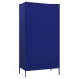 Dark blue steel cabinet 90x50x180 cm by vidaXL, Wardrobes - Ref: Foro24-336244, Price: 377,13 €, Discount: %