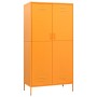 Armario de acero amarillo mostaza 90x50x180 cm de vidaXL, Armarios roperos - Ref: Foro24-336245, Precio: 360,02 €, Descuento: %