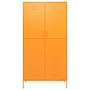 Armario de acero amarillo mostaza 90x50x180 cm de vidaXL, Armarios roperos - Ref: Foro24-336245, Precio: 360,02 €, Descuento: %