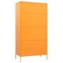 Armario de acero amarillo mostaza 90x50x180 cm de vidaXL, Armarios roperos - Ref: Foro24-336245, Precio: 360,02 €, Descuento: %