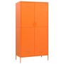 Orange steel cabinet 90x50x180 cm by vidaXL, Wardrobes - Ref: Foro24-336246, Price: 384,67 €, Discount: %