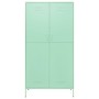 Armario de acero verde menta 90x50x180 cm de vidaXL, Armarios roperos - Ref: Foro24-336248, Precio: 393,12 €, Descuento: %