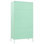 Armario de acero verde menta 90x50x180 cm de vidaXL, Armarios roperos - Ref: Foro24-336248, Precio: 393,12 €, Descuento: %