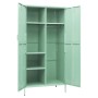 Armario de acero verde menta 90x50x180 cm de vidaXL, Armarios roperos - Ref: Foro24-336248, Precio: 393,12 €, Descuento: %