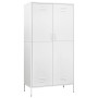 White steel cabinet 90x50x180 cm by vidaXL, Wardrobes - Ref: Foro24-336251, Price: 441,99 €, Discount: %