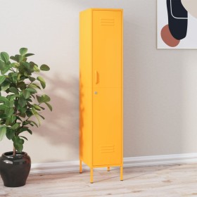 Mustard yellow steel locker cabinet 35x46x180 cm by vidaXL, Lockers and storage cabinets - Ref: Foro24-336254, Price: 223,46 ...