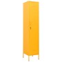 Mustard yellow steel locker cabinet 35x46x180 cm by vidaXL, Lockers and storage cabinets - Ref: Foro24-336254, Price: 213,67 ...