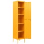 Mustard yellow steel locker cabinet 35x46x180 cm by vidaXL, Lockers and storage cabinets - Ref: Foro24-336254, Price: 213,67 ...