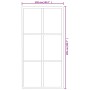 Sliding door with ESG glass and aluminum fittings 102x205 cm by vidaXL, Doors - Ref: Foro24-3081948, Price: 246,01 €, Discoun...