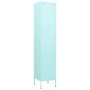 Mint green steel locker cabinet 35x46x180 cm by vidaXL, Lockers and storage cabinets - Ref: Foro24-336257, Price: 218,36 €, D...