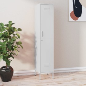 White steel locker cabinet 35x46x180 cm by vidaXL, Lockers and storage cabinets - Ref: Foro24-336260, Price: 204,95 €, Discou...