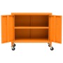 Armario de almacenamiento acero naranja 60x35x56 cm de vidaXL, Taquillas y armarios de almacenamiento - Ref: Foro24-336264, P...