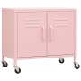 Pink steel storage cabinet 60x35x56cm by vidaXL, Lockers and storage cabinets - Ref: Foro24-336265, Price: 122,56 €, Discount: %