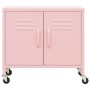 Pink steel storage cabinet 60x35x56cm by vidaXL, Lockers and storage cabinets - Ref: Foro24-336265, Price: 122,56 €, Discount: %