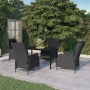 Dark gray 5-piece garden dining set by vidaXL, Garden sets - Ref: Foro24-3099639, Price: 1,00 €, Discount: %