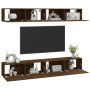 Muebles de TV 4 piezas marrón roble 100x30x30 cm de vidaXL, Muebles TV - Ref: Foro24-3114197, Precio: 264,31 €, Descuento: %