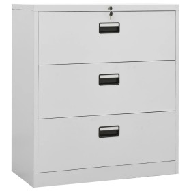 Armario archivador de acero gris claro 90x46x103 cm de vidaXL, Armarios archivadores - Ref: Foro24-336291, Precio: 287,99 €, ...