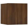 TV furniture set 6 pieces brown oak plywood by vidaXL, TV Furniture - Ref: Foro24-3114373, Price: 278,99 €, Discount: %