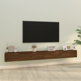 TV-Möbelset 3-teilig, braunes Eichensperrholz von vidaXL, TV-Möbel - Ref: Foro24-3114485, Preis: 172,56 €, Rabatt: %